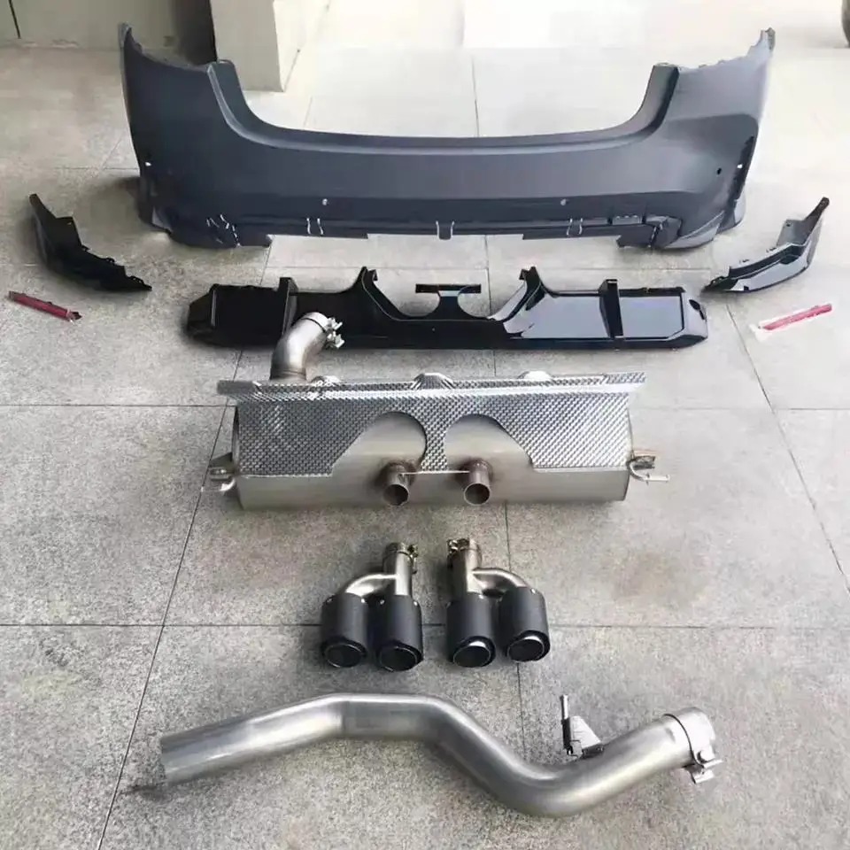 For  3 Series G20 G28 Facelift M3 Auto Parts Body Kit 6000k Includes Headlights Front Bumper Rear Bumper Rear Spoiler Long